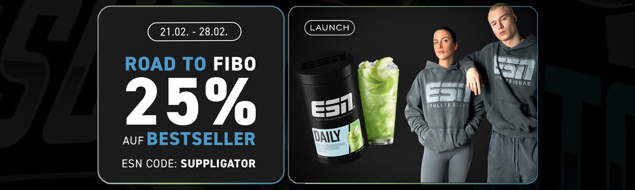 25 % de réduction sur les best-sellers ESN + les nouvelles tenues de sport ESN