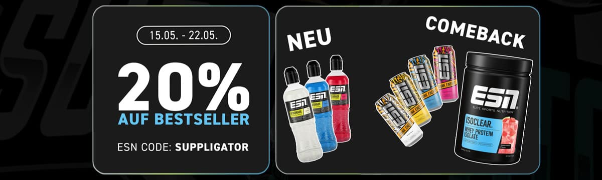 Jusqu&rsquo;à 30 % de réduction dans le cadre de la promotion « Best-sellers ESN » + lancement du nouveau HYDORADE d&rsquo;ESN
