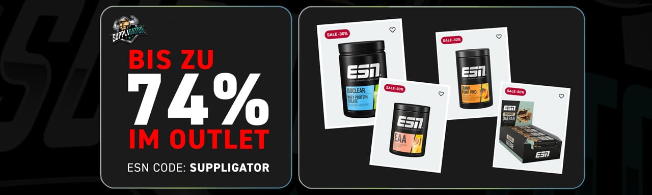 Économisez jusqu&rsquo;à 74 % dans la boutique ESN Outlet avec le code ESN SUPPLIGATOR