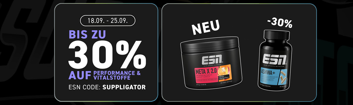 Économisez jusqu&rsquo;à 30 % sur la gamme ESN Performance et la promotion sur les compléments alimentaires à l&rsquo;occasion du lancement du Meta X 2.0