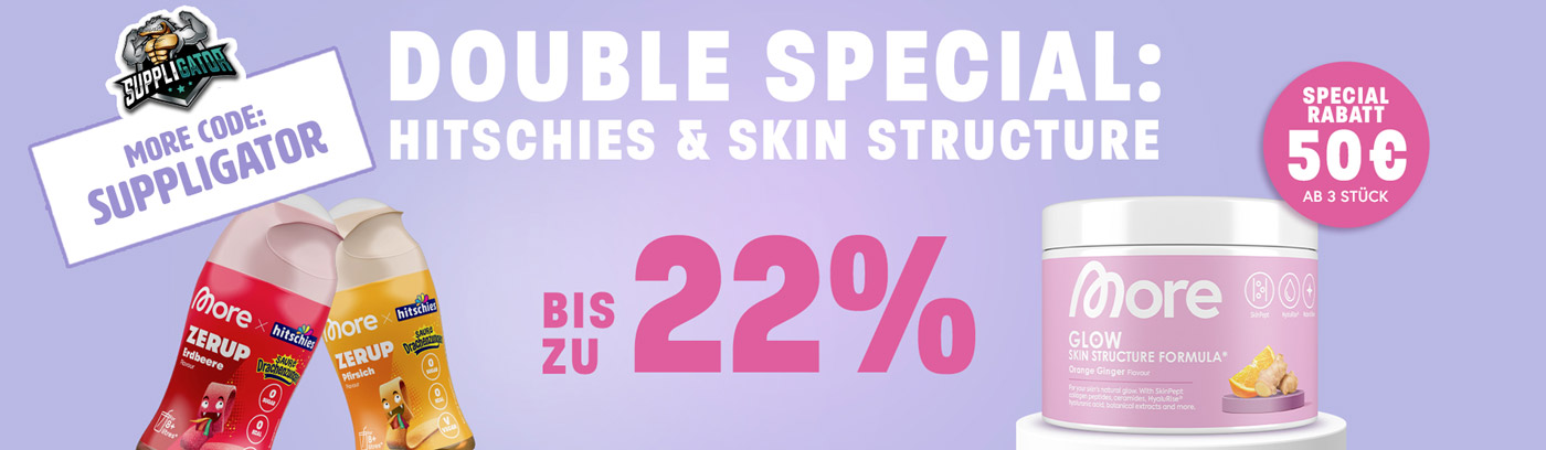 Économisez jusqu’à 28 % grâce à l’offre spéciale « More Double » à l’occasion du relancement de Hitschies Zerup