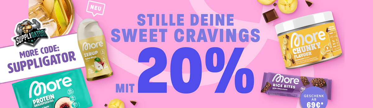 20 % de réduction sur les produits « Zuckersparer » dans le cadre de l’opération « More Sweet Cravings » + lancement de nouveaux produits
