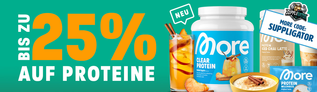 Promotion « More Protein » : 20 % de réduction sur les protéines et les nouveautés de Noël