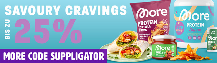 Promotion « More Savoury » avec jusqu&rsquo;à 25 % de réduction + lancement de la crème protéinée de 2 kg