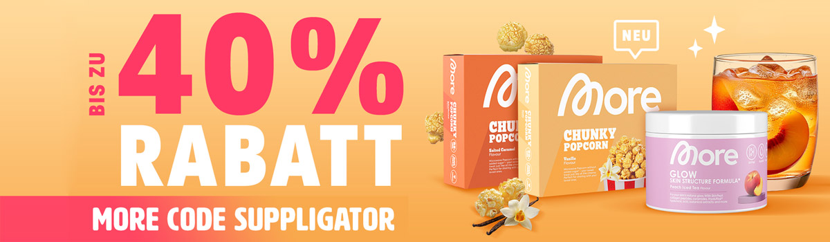 More prolonge la promotion « 20 % de réduction sur tout » + lancement du pop-corn Chunky