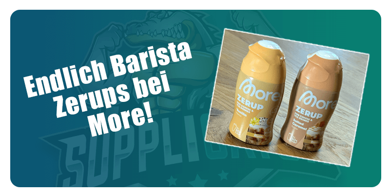 More Barista Zerup – Sirop sans sucre pour le café et le thé
