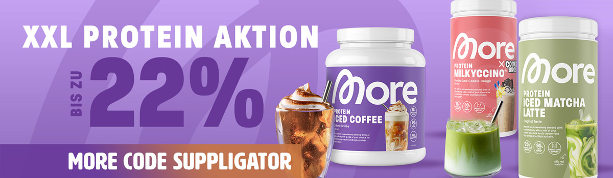 Jusqu’à 22 % de réduction dans le cadre de la promotion XXL More Protein, avec de nombreux nouveaux produits exceptionnels
