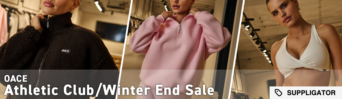 Promotion « Winter End Sale » de l’OACE Athletic Club avec de nombreux réapprovisionnements