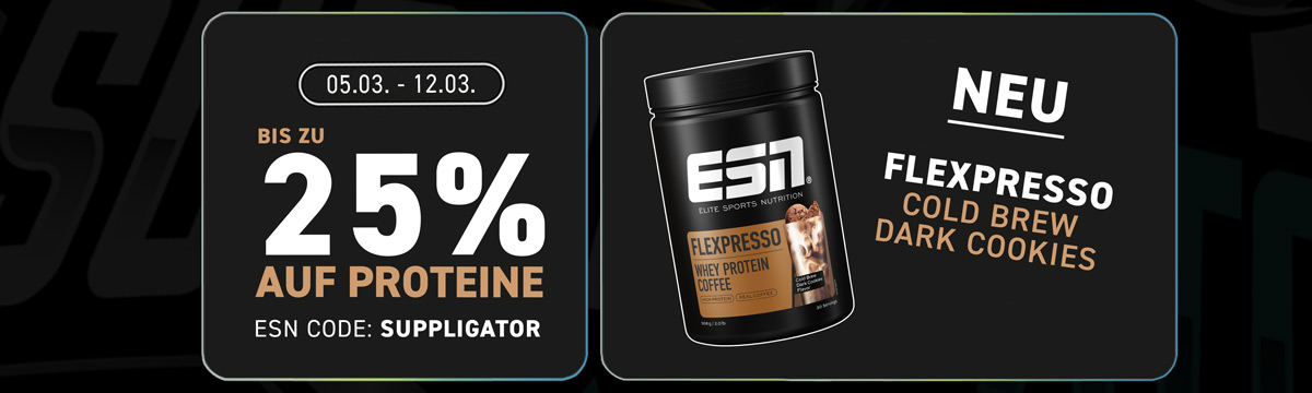 Jusqu&rsquo;à 25 % de réduction dans le cadre de la promotion ESN sur les protéines, à l&rsquo;occasion du lancement du nouveau Flexpresso