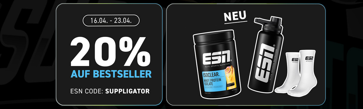 20 % de réduction sur tous les best-sellers ESN dotés du système Isoclear Release et d&rsquo;options supplémentaires