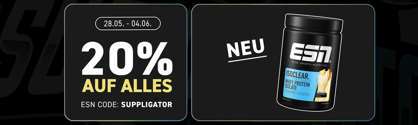 20 % de réduction sur tout chez ESN + Lancement d&rsquo;ISOCLEAR Pina Colada