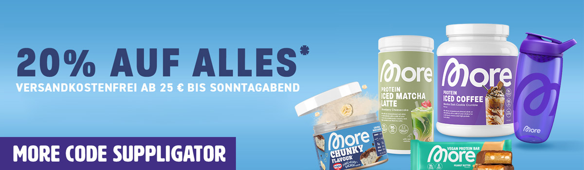 20 % de réduction sur tout chez More, avec le gâteau « Chunky Flavour » en forme de taupe et bien plus encore !
