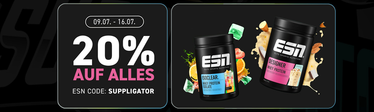 20 % de réduction sur tout chez ESN