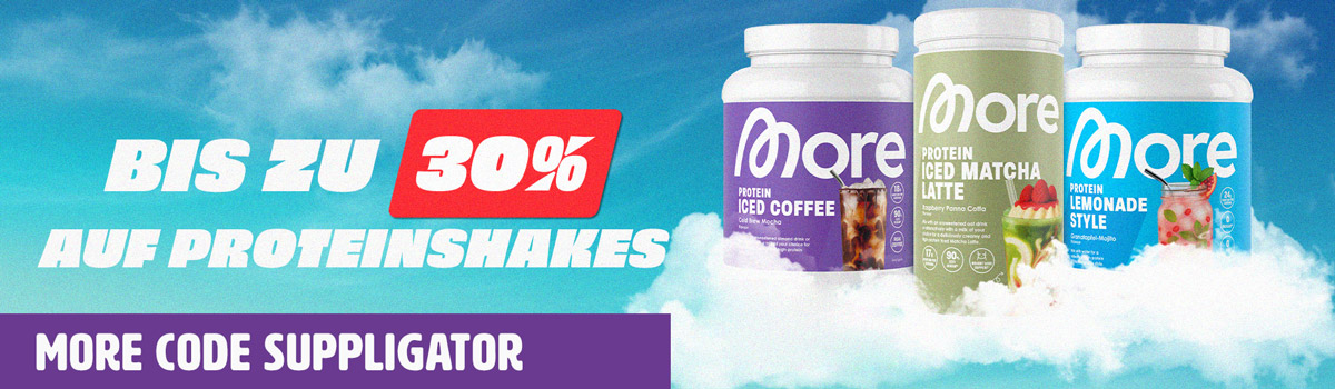Jusqu&rsquo;à 30 % de réduction sur les produits « More Proteine » + lancement du « Iced Matcha Latte Raspberry Panna Cotta »