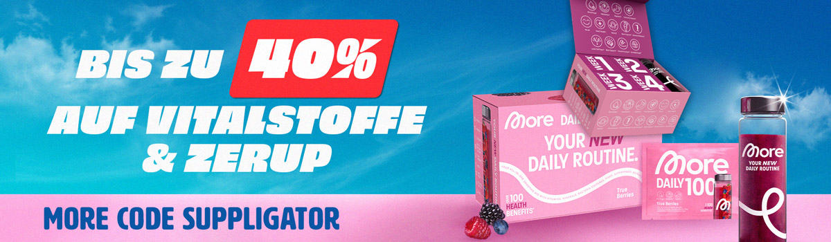 Mardi « Vitals » chez More avec le réapprovisionnement du Daily100