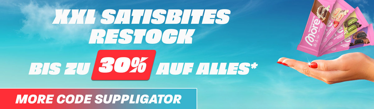 Jusqu&rsquo;à 30 % de réduction sur tout chez More avec l&rsquo;offre spéciale Satisbites