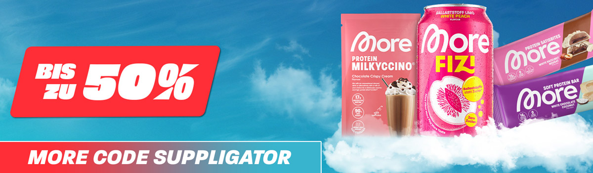 Jusqu’à 50 % de réduction chez More + à l’occasion du lancement des barres protéinées au chocolat blanc et à la noix de coco