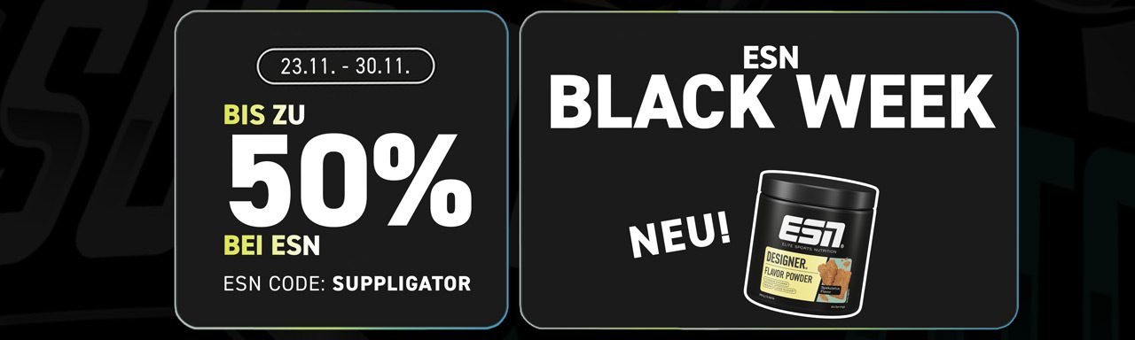 ESN Black Week – Jusqu&rsquo;à 50 % de réduction – Toutes les informations sur cette promotion