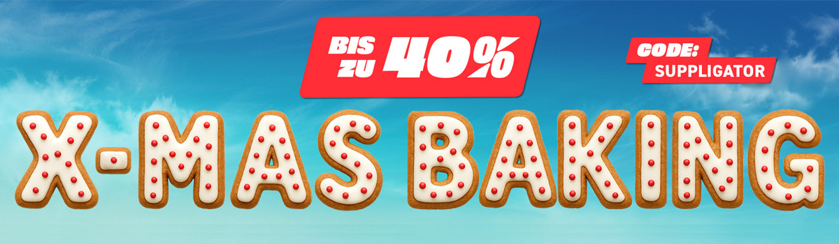 Jusqu&rsquo;à 40 % de réduction dans le cadre de la promotion « More X-Mas Baking », avec de nombreux réapprovisionnements