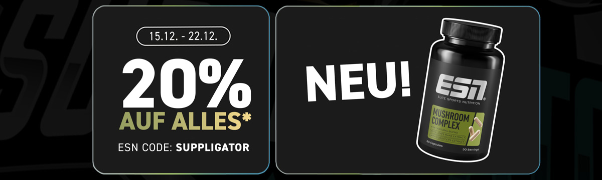 20 % de réduction sur tout et 40 % sur les échantillons chez ESN