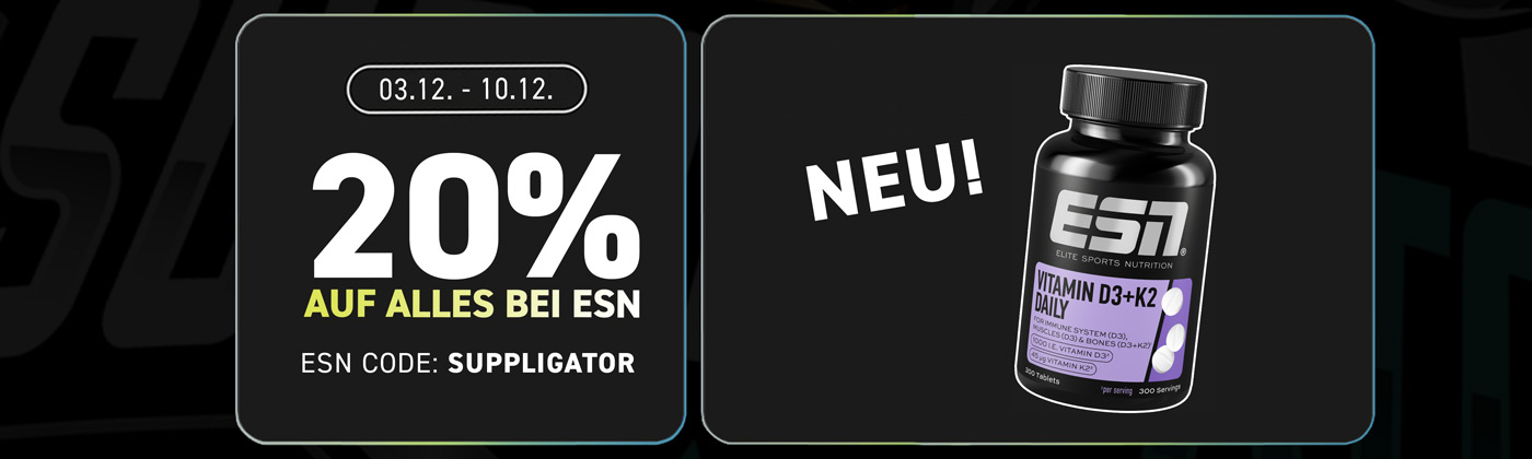 20 % de réduction sur tout chez ESN