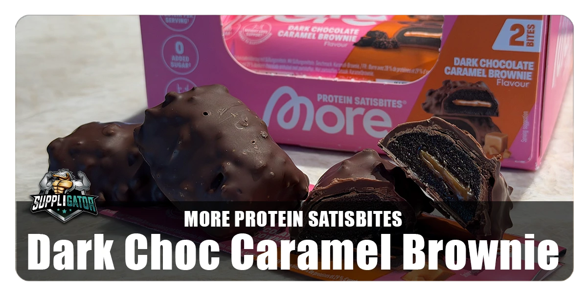 Test du brownie au chocolat noir et au caramel « More Satisbites »