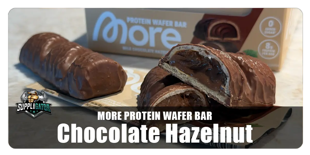 More Wafer Bar – Une alternative riche en protéines au Kinder Bueno