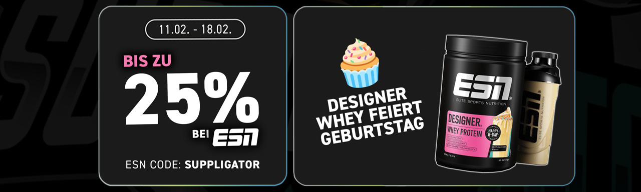 ESN Designer Whey Birthday : nombreuses mises en vente et réapprovisionnements