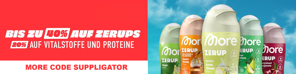 Jusqu’à 40 % de réduction dans le cadre de l’opération More Zerup, avec des offres spéciales et de nouveaux lancements