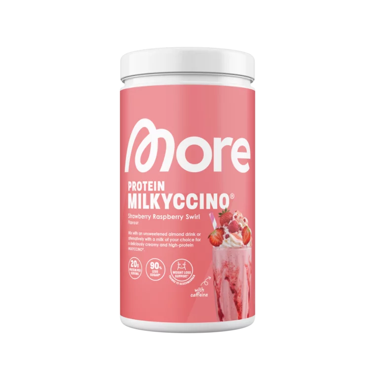More Protein Milkyccino® Strawberry & Raspberry Swirl