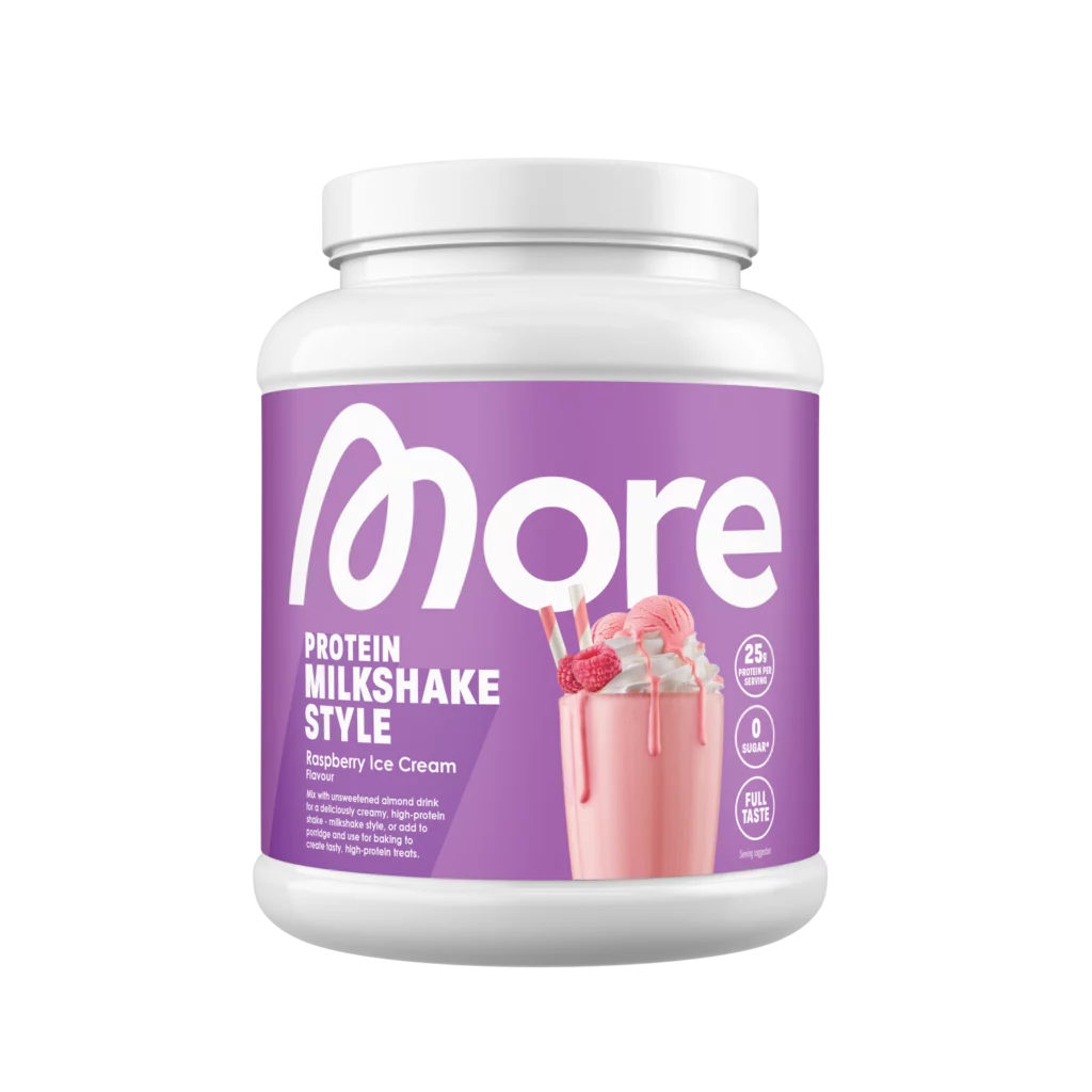 More Protein Raspberry Ice Cream