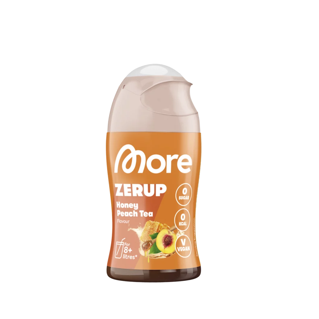 More Zerup - Zero Sirup Honey Peach Tea