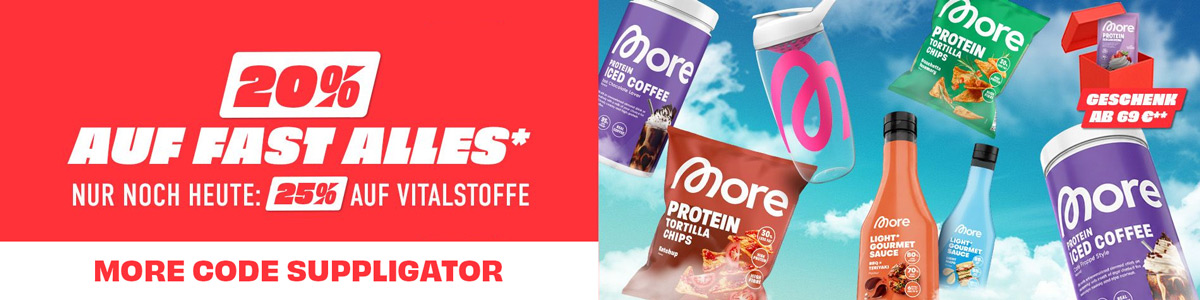 20 % de réduction sur tout chez More, avec de nombreux lancements et réapprovisionnements