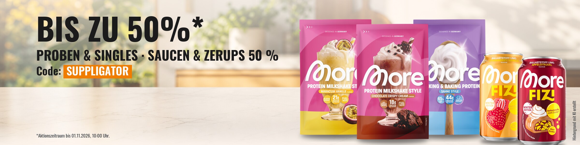 More : promo échantillons & single packs – jusqu’à 50 % + 50 % sur les sauces Light Gourmet & Zerups
