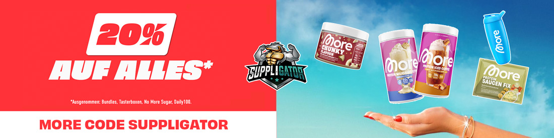 20 % de réduction sur tout chez More, avec de nombreuses nouveautés !