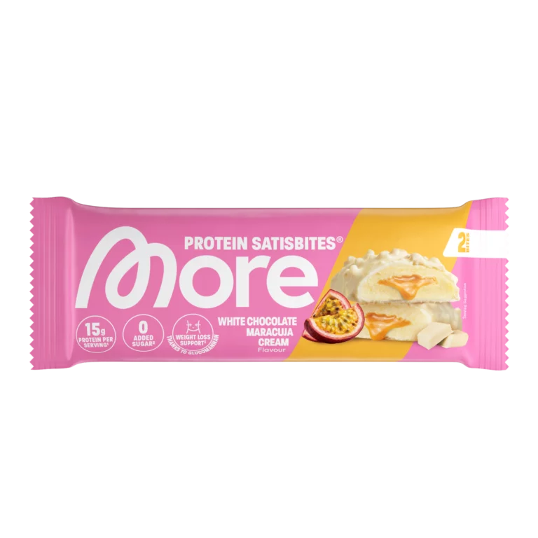 More Protein Satisbites White Chocolate Maracuja Cream